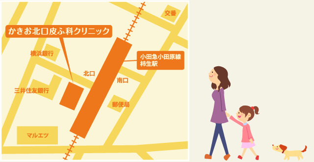 柿生駅周辺地図
